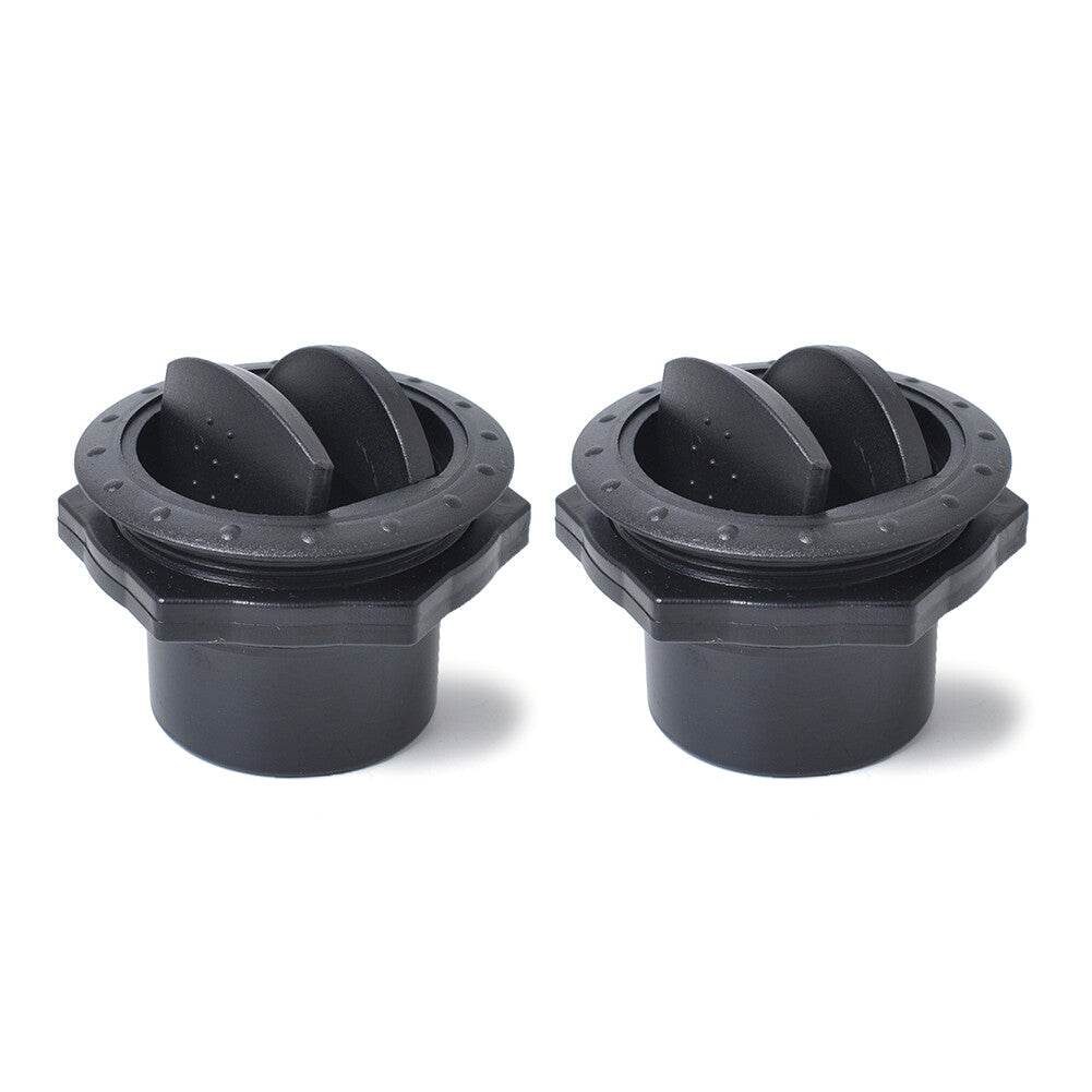 Vent Air Outlet Rotating Round Ceiling Universal for Car RV Bus ATV A/C Black
