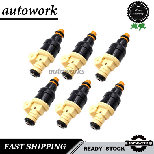 6PCS Fuel Injector Fits for Mazda Navajo Dx 4.0l 1993-1994 1995 1996 0280150972