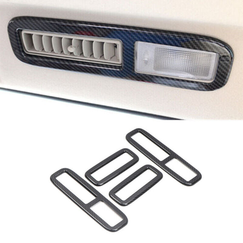 4X Rear Upper Air Outlet Vent Cover Trim for Mitsubishi Pajero Montero 2009-2021