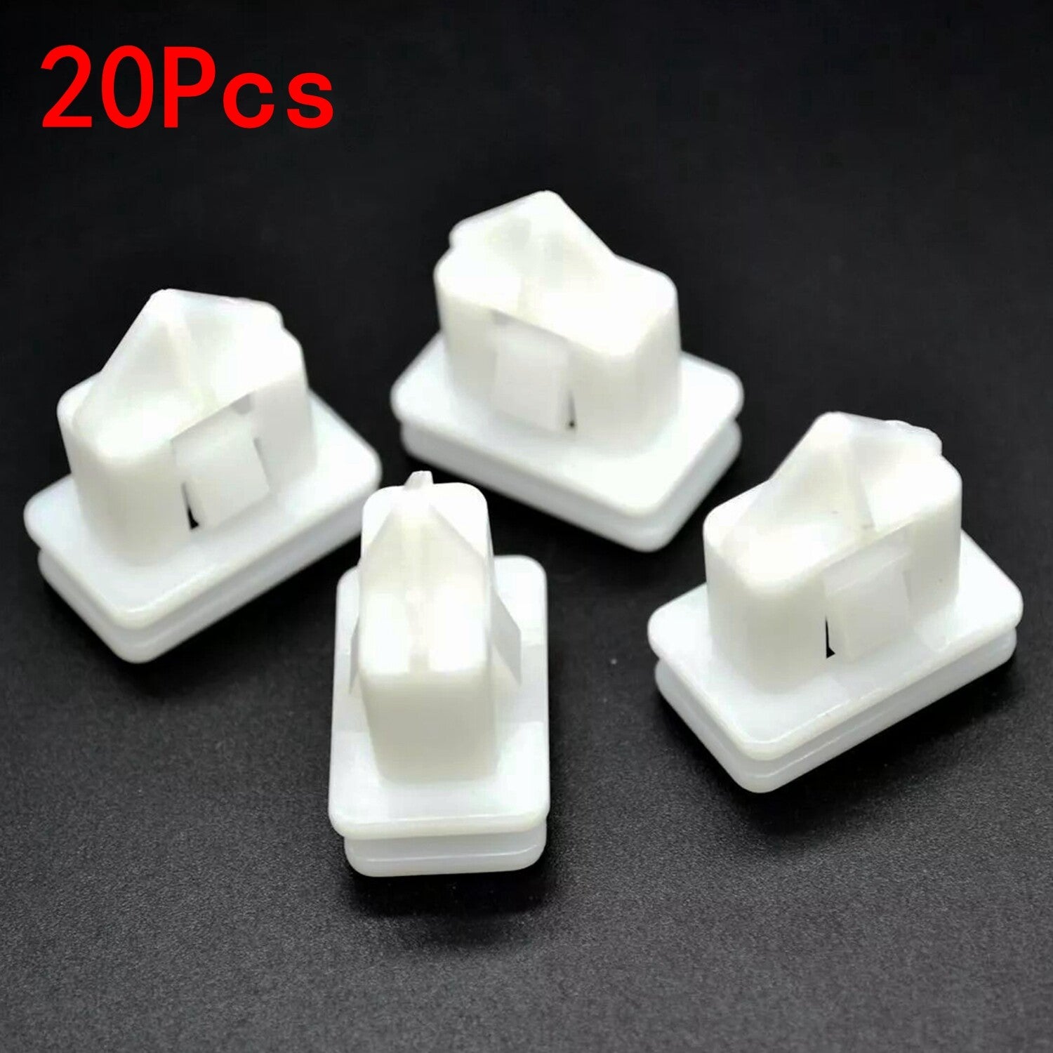 20 Pcs White Nylon Rocker Molding Clip for VOLVO C30 S40 V50 V70 XC60 XC70