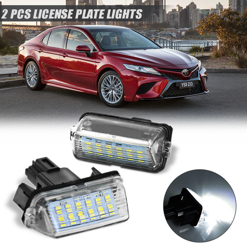 Rear LED Number License Plate Light Lamp for Toyota for Corolla / for Camry /Yaris/Auris