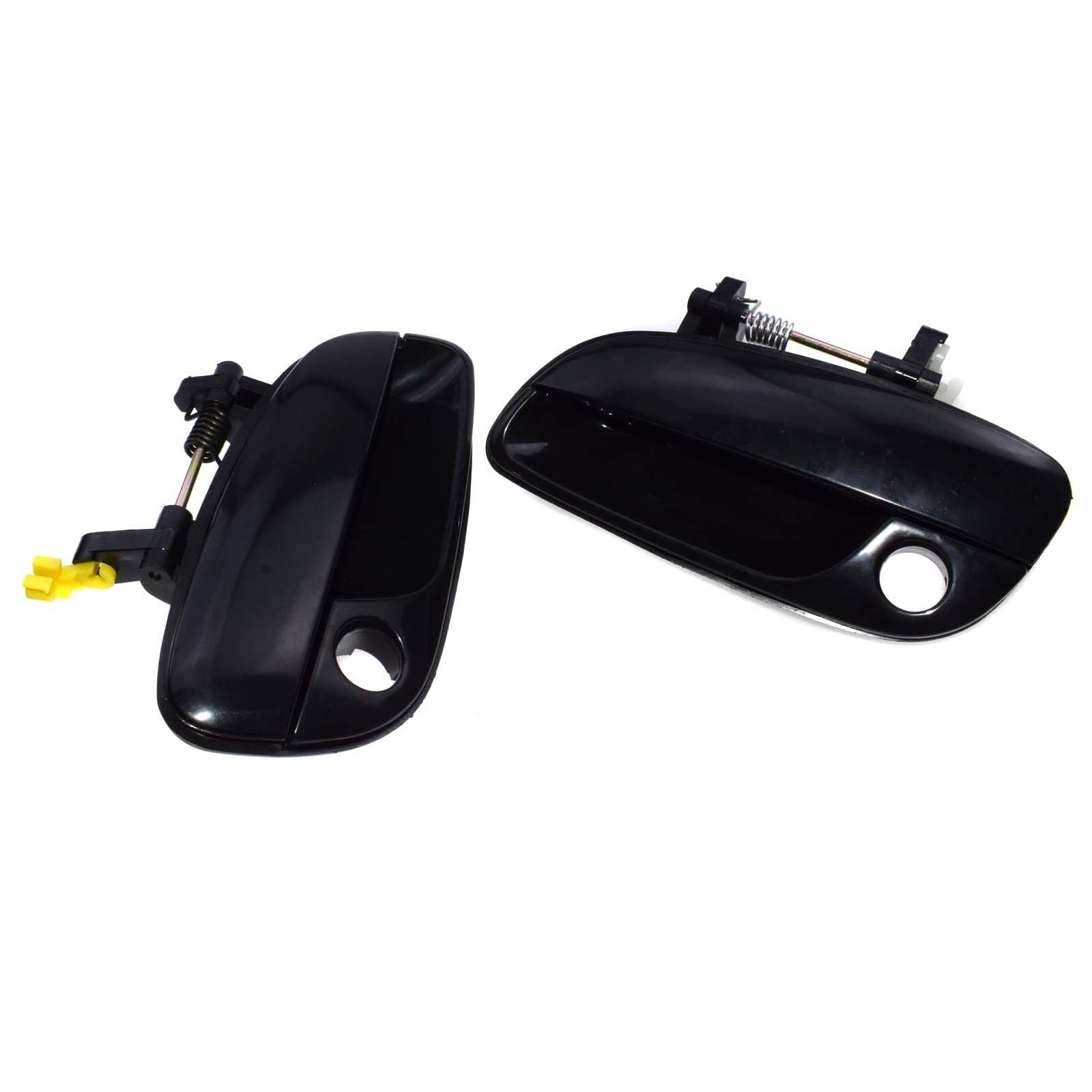 For 2001-2005 for Hyundai for Elantra 2Pcs Left Right Front Outside Door Handles Black