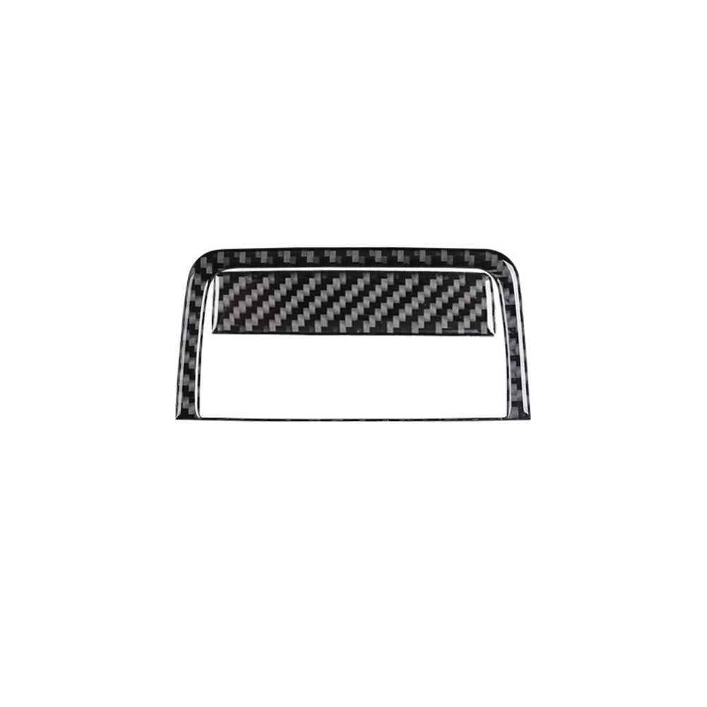 2-Piece Carbon Fiber Center Console Handle Protective Covers for Ford F-150 (August 2004)