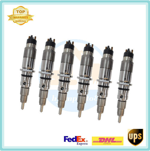 For QSL8.3 Komatsu PC-8 Excavator 6x Fuel Injectors 6745-12-3101 5263308