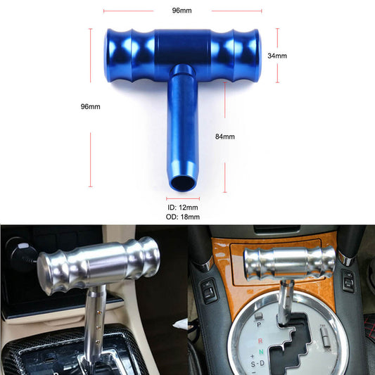 Car Shift Knob Aircraft Joystick Transmission Racing Gear Shiftter Blue