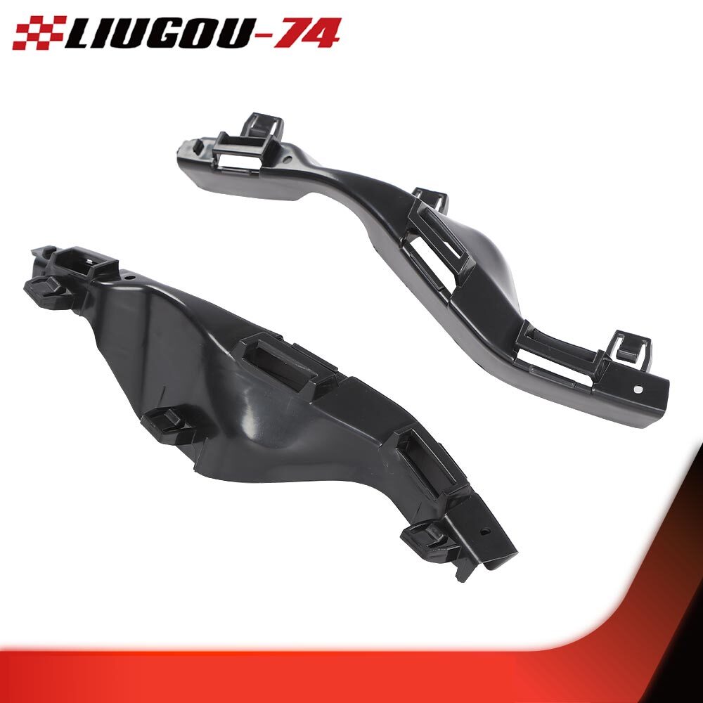 Suitable for 2008-2012 for Ford Escape front bumper bracket 2-piece set, left and right, black.