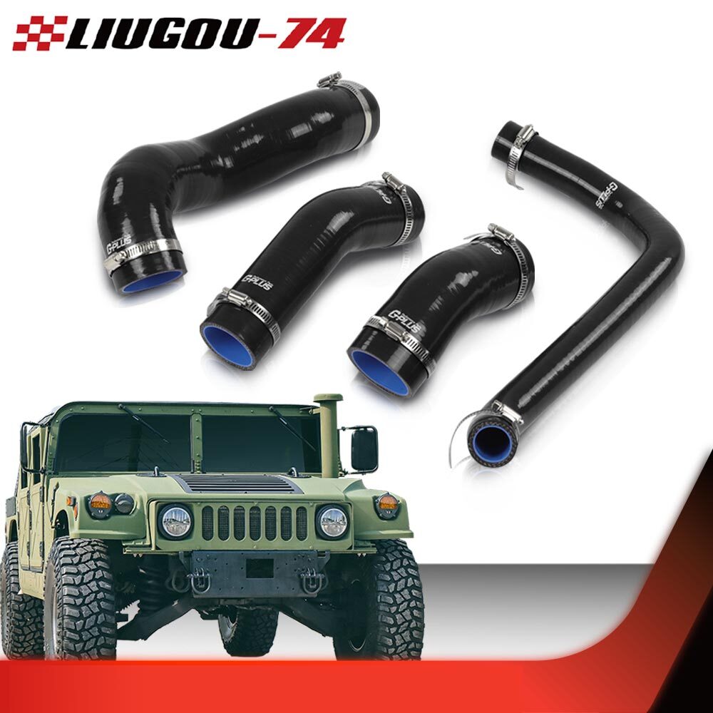 Suitable for Hummer 12339160/12339162/12339159/12346 Black Radiator Flexible Hose Set - new