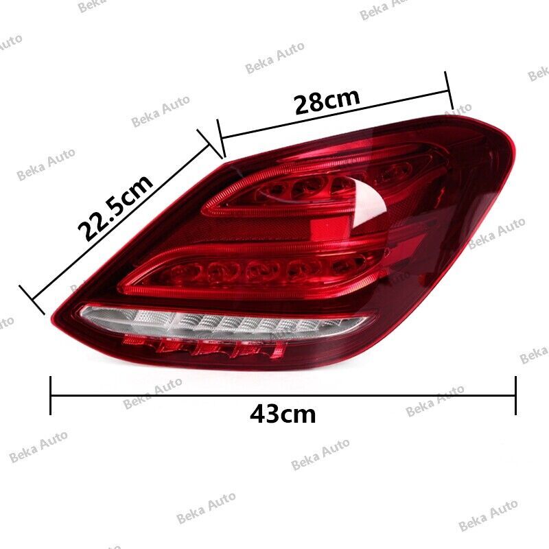 1Pcs for Mercedes-Benz C-class W205 2015-2018 Left Side Rear Taillight Assembly