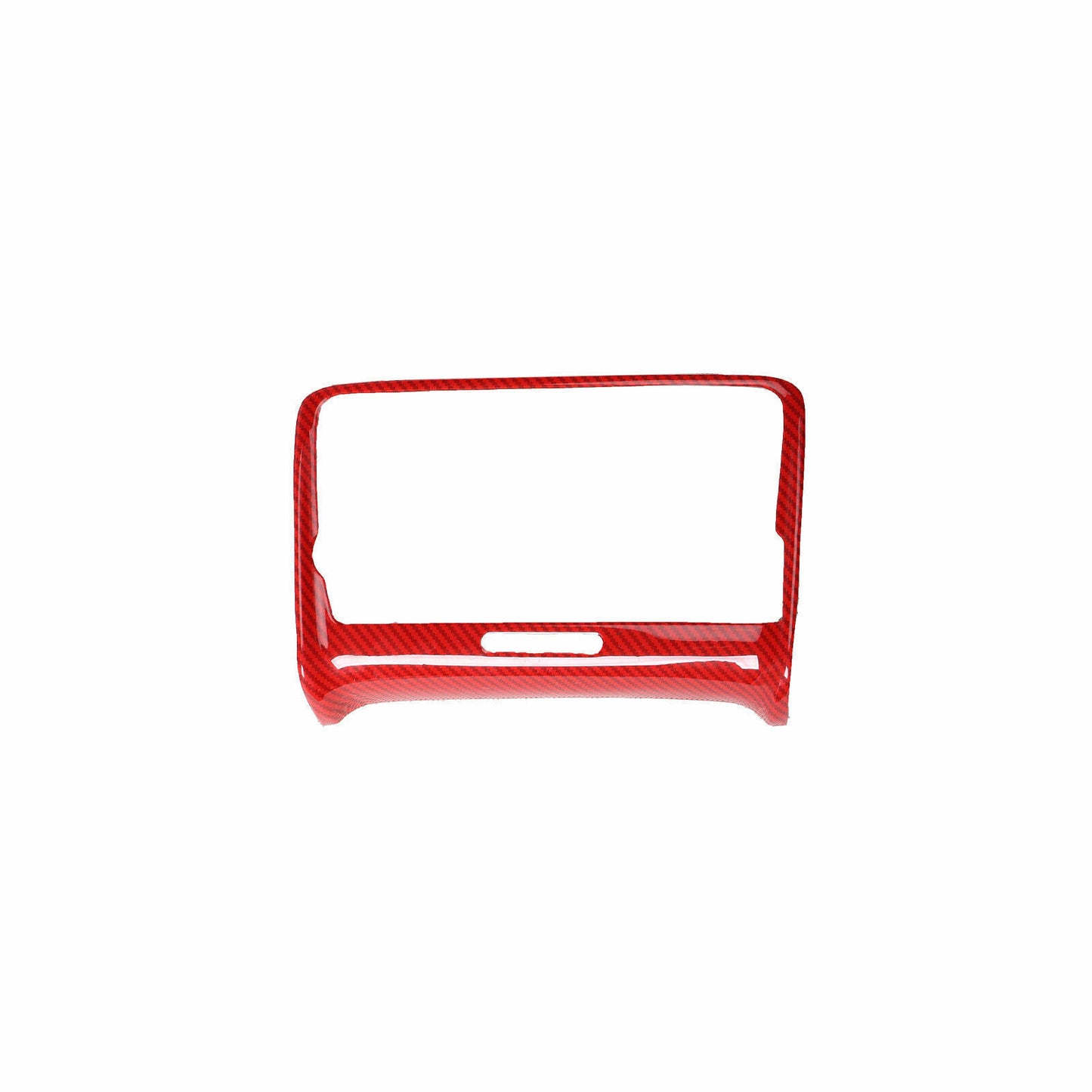 for Audi TT 2008-2014 Red Carbon Fiber Central Control Navigation Frame Trim 1P