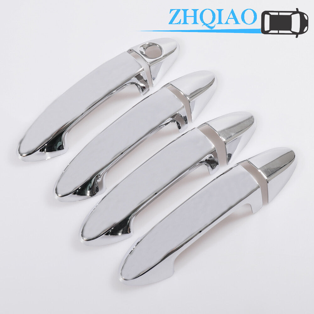 4Pcs Chrome Door Handle Cover Fits for Ford Fiesta Ecosport 2013-2019