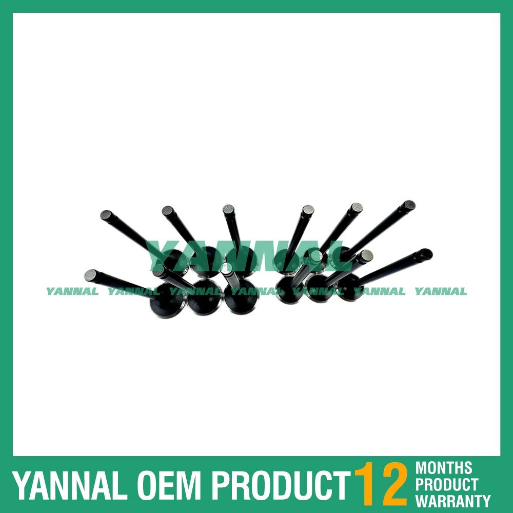New 6D14 intake and exhaust valve kit for Mitsubishi