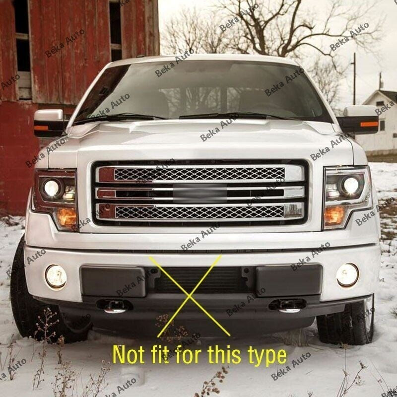 Suitable for 2009-2014 for Ford F-150 SVT front bumper lower bore cover (Beze cap 1 pair)