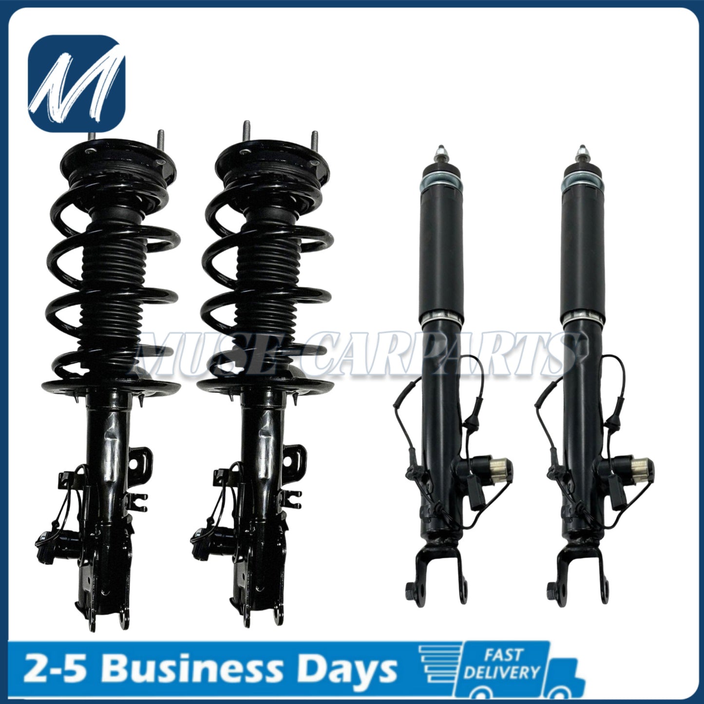 2X Front Left Right Shock Absorber Struts Electric CCD Fit for Lincoln MKX 2016-2018