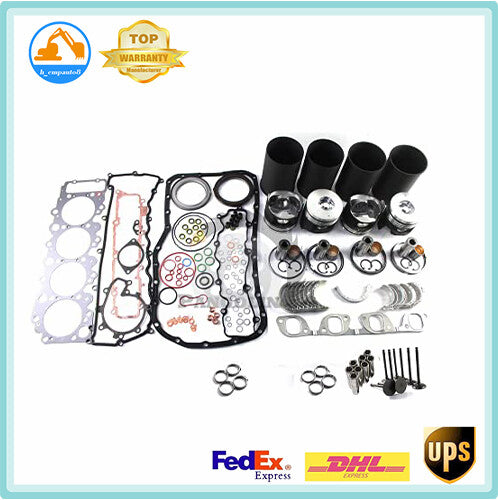 Engine Overhaul Rebuild Kit for Isuzu Engine 4.6L NPR NPR300 Truck 4HG1 4HG1T CN