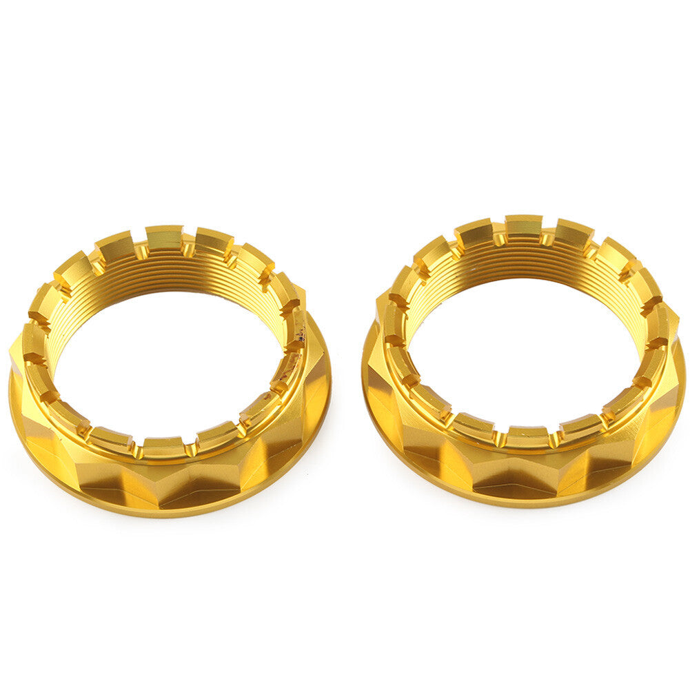 2x Hinterradachsmutter f¨¹r for Ducati V4 1098 1198 1199 1299 Diavel Motorrad Gold
