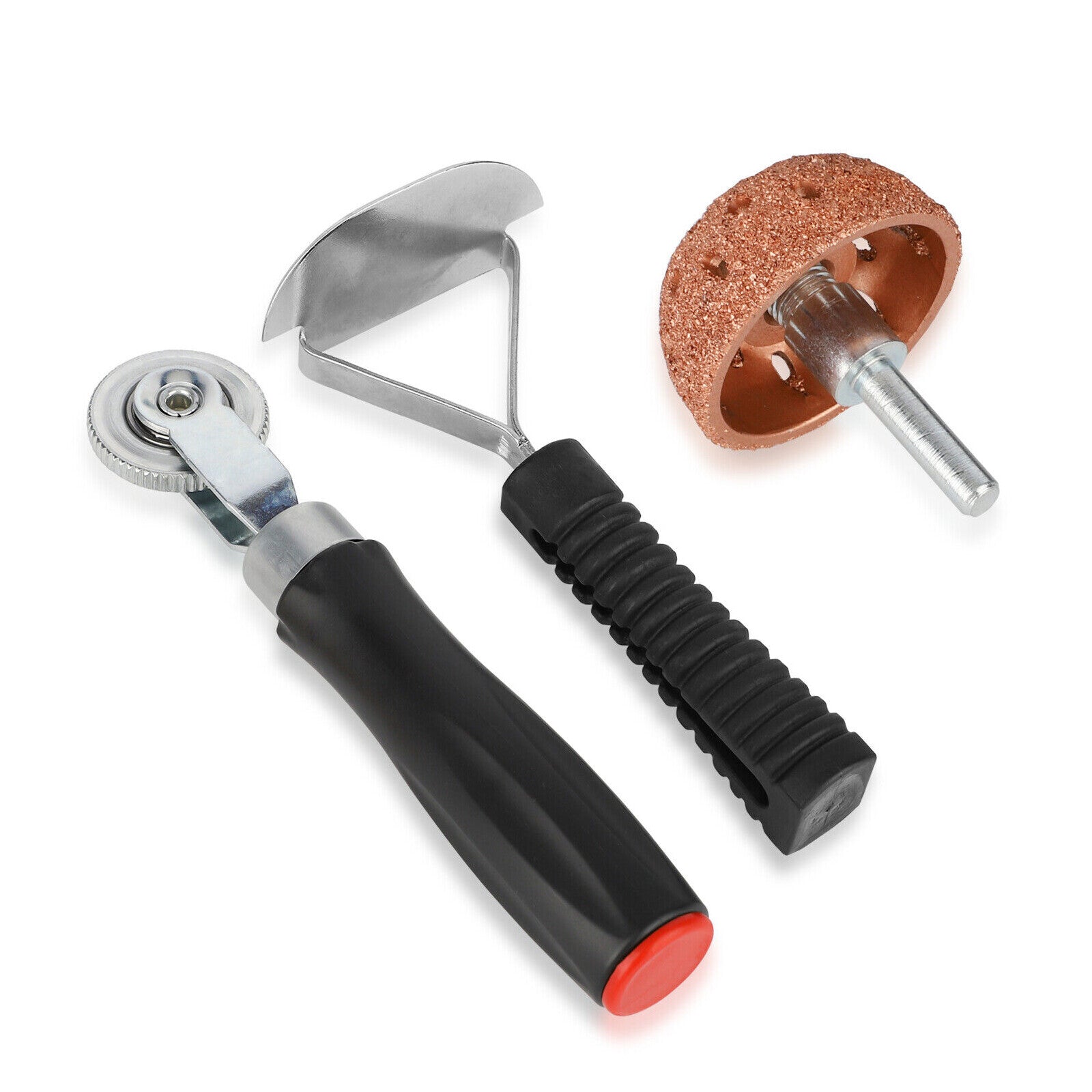 42mm Tire Patch Roller With Liner Scraper  Tire Repair Buffing Wheel For Truck