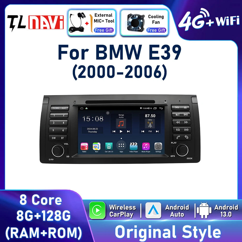 for BMW E39 E53 2000-2006 Android Carplay Car Radio Multimedia Player GPS Screen