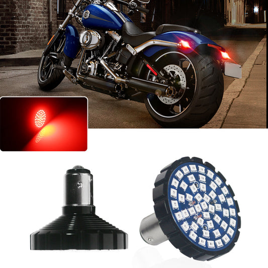 2-pack 1156 48-SMD Red LED Rear Turn Signal Panel Lights for Harley-Davidson Touring