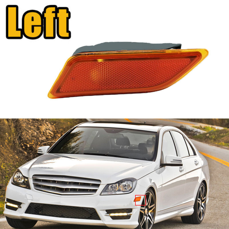for Mercedes-Benz W204 C-Class 2011-14 Left Side Marker Light Turn Signal Light
