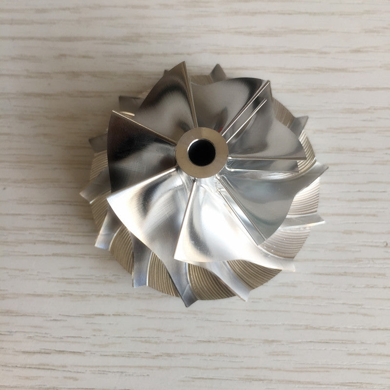 RHF5V 39.98/56.00mm 7+7 Blade High-Performance Turbine Billet Compressor Wheel