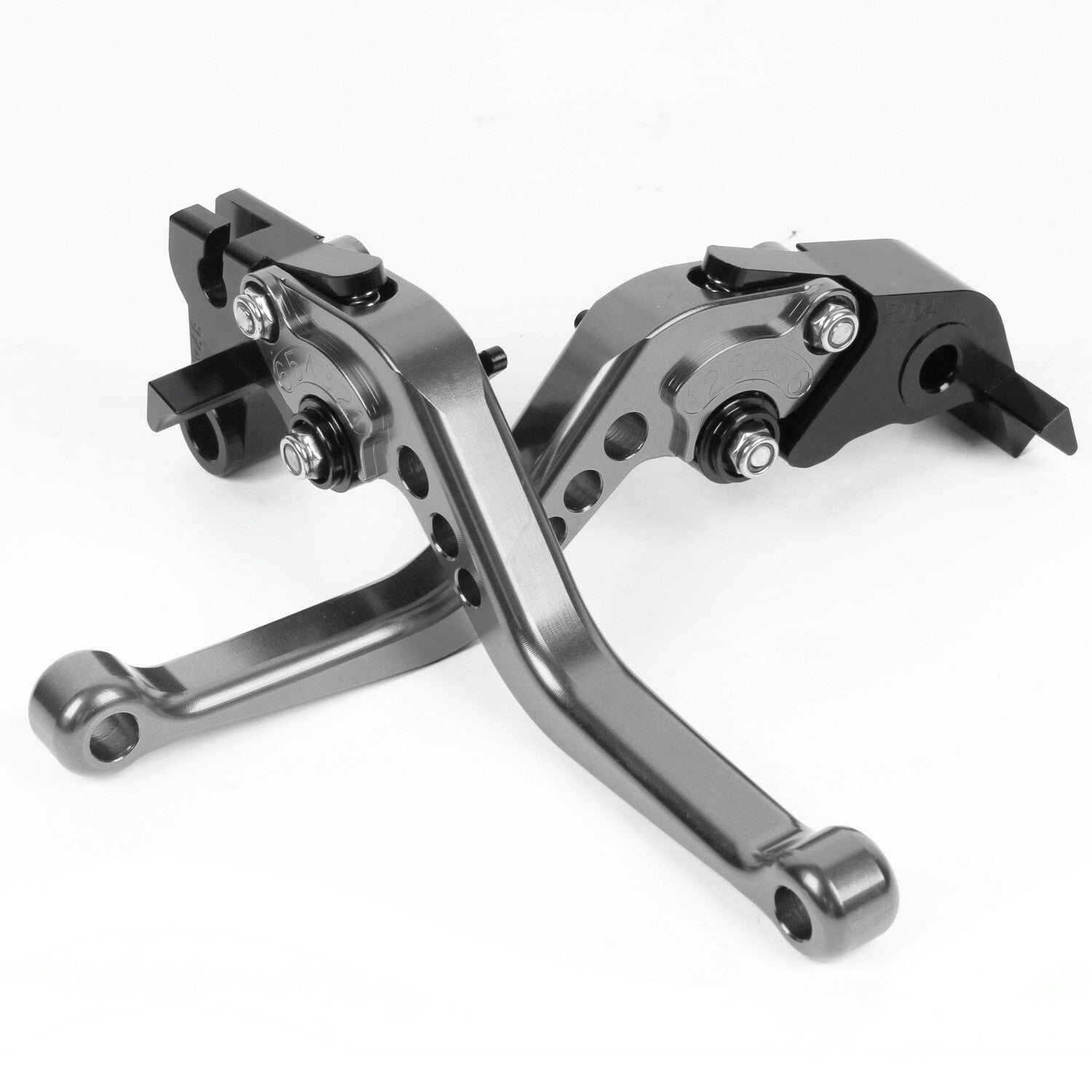 for Kawasaki 250R 2008-2012/300R 2013-2017 Clutch Brake Levers Titanium