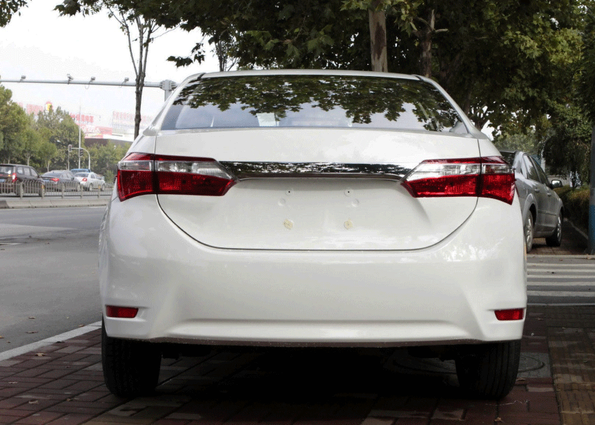 Chrome Rear Trunk Tailgate Lid Molding Cover Trim for Toyota for Corolla 2014-2018