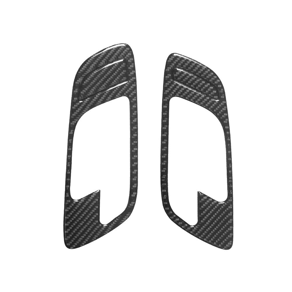 Carbon Fiber Front Door Handle Button Trim For Silverado/tahoe/ for sierra 2007-2014