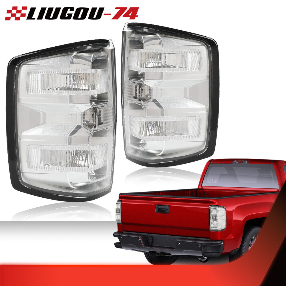 Suitable for 14-19 year old for Chevrolet Silverado 1500 2500 3500 HD tail brake lights (1 pair)