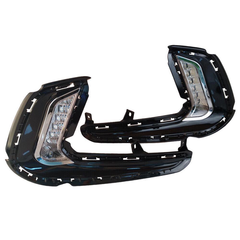 for Hyundai for Elantra LED DRL Daytime Running Fog Light Turn Signal Lamp 2017 2018