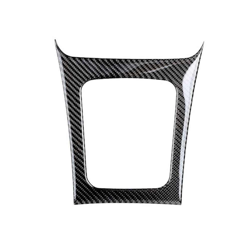 2Pcs Carbon Fiber Interior Gear Shift Cover Trim for Subaru Forester 2009-2013