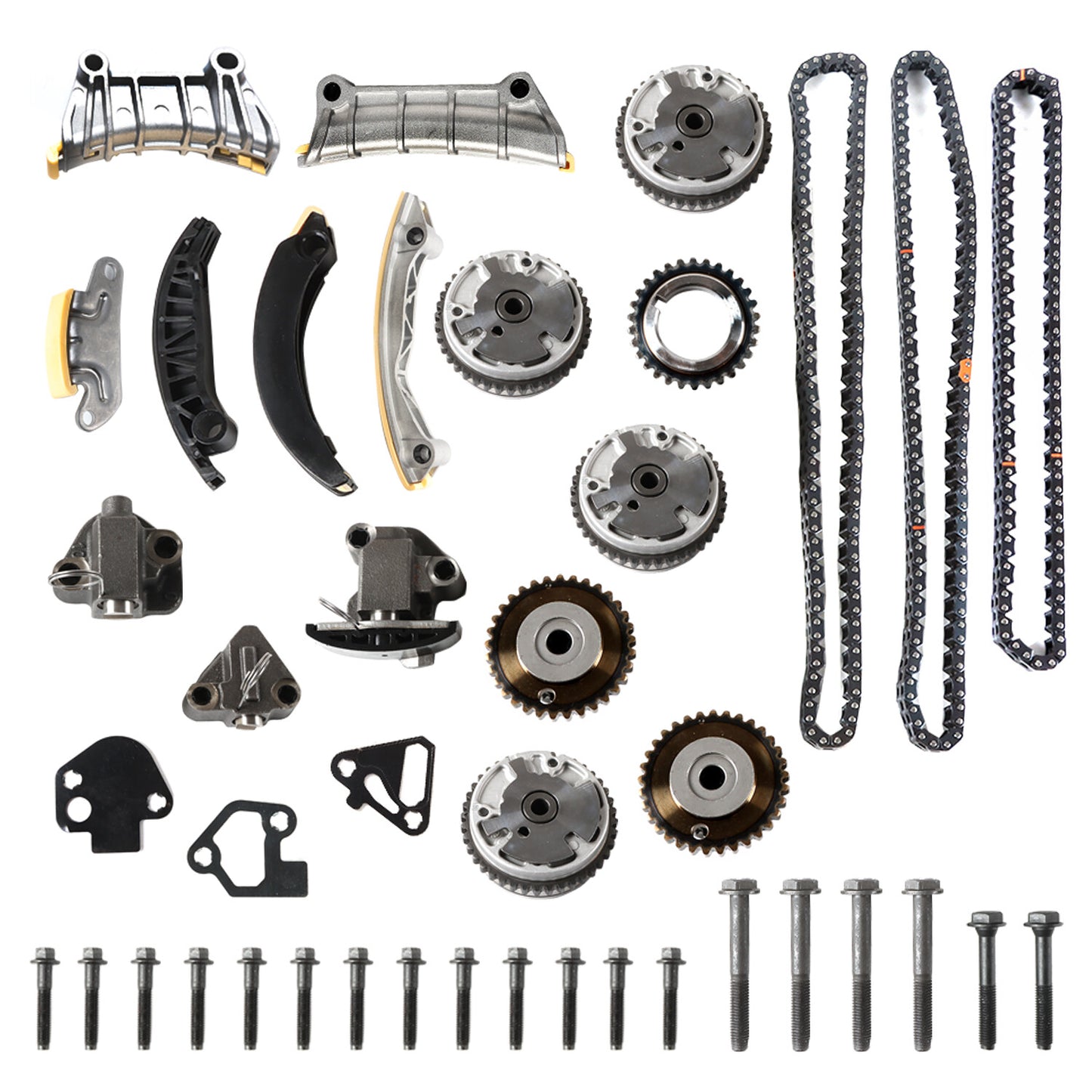 Timing Chain Kit  VVT Gears for 07-22 for Buick Enclave for Chevy Traverse for GMC 3.0 3.6L