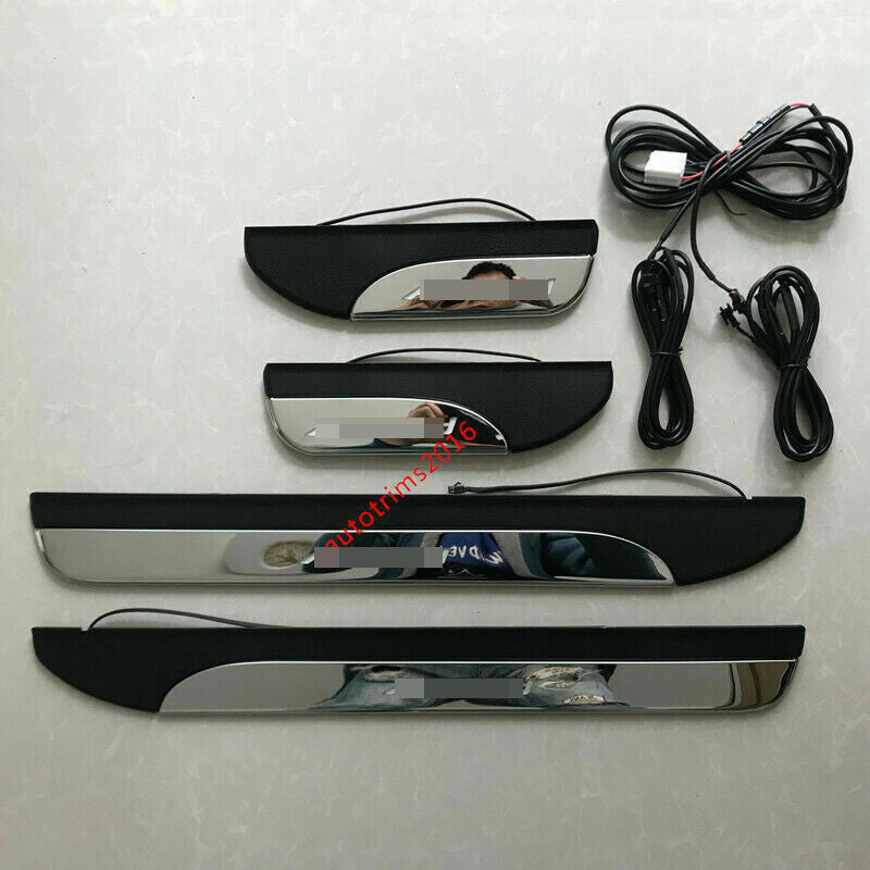 Fit for Honda Accord 2013-2015 Blue Illuminated LED Door Sill Scuff Plate Guard