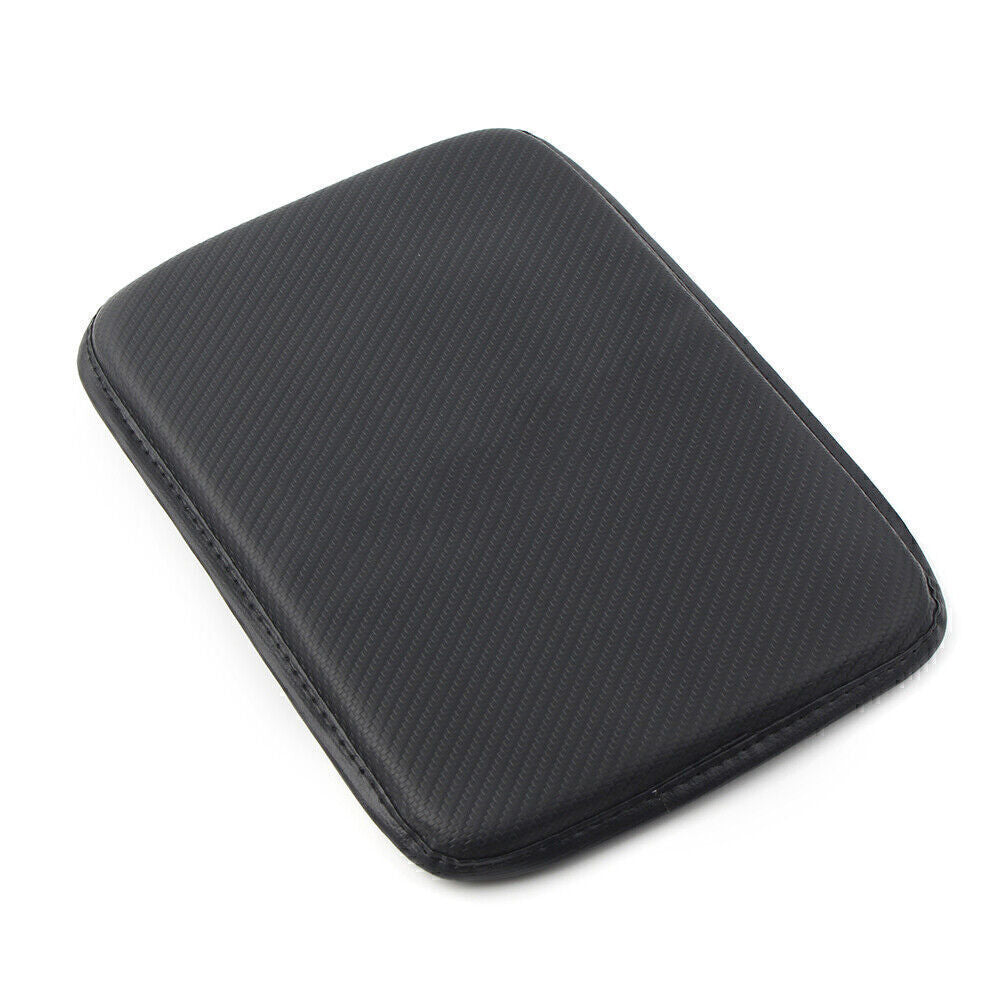 Center Console Armrest Cushion Mat Pad Cover Carbon Fiber Fit for MUSTANG Car Auto