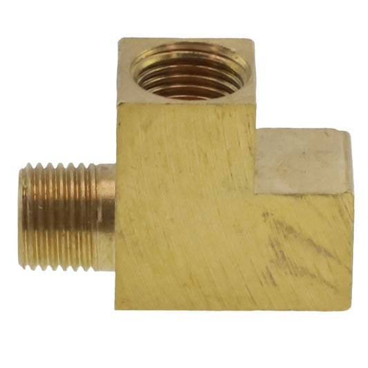 Brass T-distributor M10x1 Angle Adapter for Oil Pressure Sensor Connection