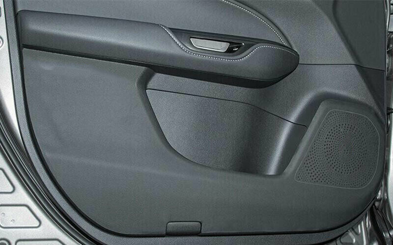 for Lexus NX250 350 2022-2023 Black Leather Inner Door Anti-Kick Panel Cover 4p