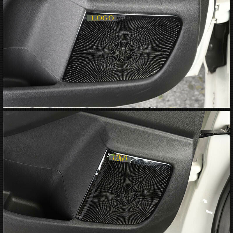 4p for Nissan Sentra 2020 Black Titanium Interior Door Speaker Panel Cover Trim