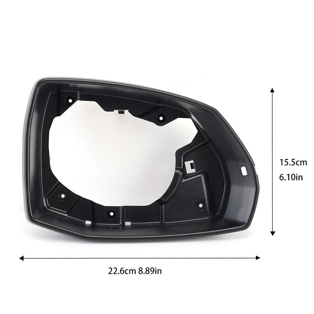 F¨¹r for Audi Q5 2017-2022 Rechts Au?enspiegel Rahmen Spiegel Kappe Geh?use Schwarz