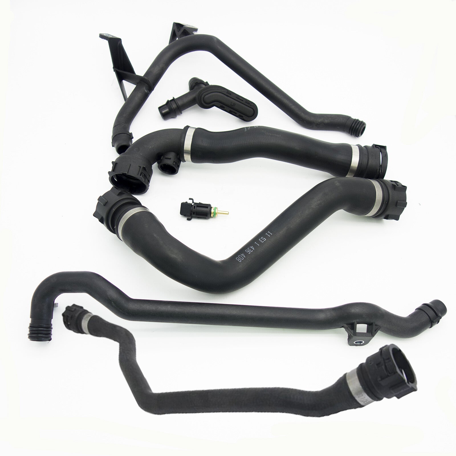 7 Pcs Expansion Tank Coolant Radiator Hose Kit for BMW E46 323i 328i 325i 330i
