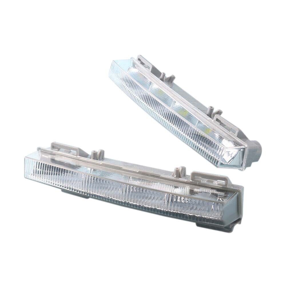 2x L+R LED Daytime Running Light Lamp for Mercedes ML-Class 12-15 GL-Class 13-15