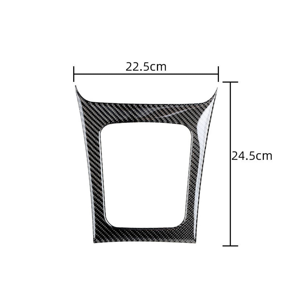 Carbon Fiber Interior Gear Shift Frame Cover Trim for Subaru Forester 2009-2013