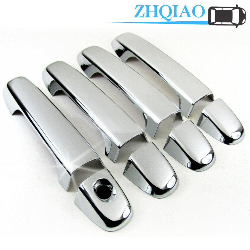 Chrome Side Door Handle Molding Covers Trim For 2012-2018 for Toyota Yaris Hatchback