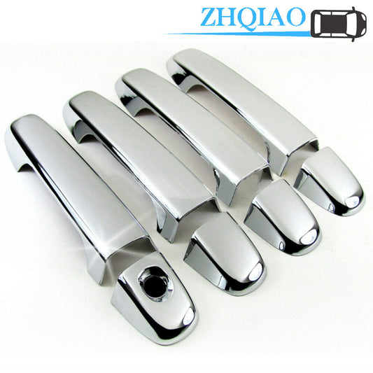 Chrome Side Door Handle Molding Covers Trim For 2012-2018 for Toyota Yaris Hatchback