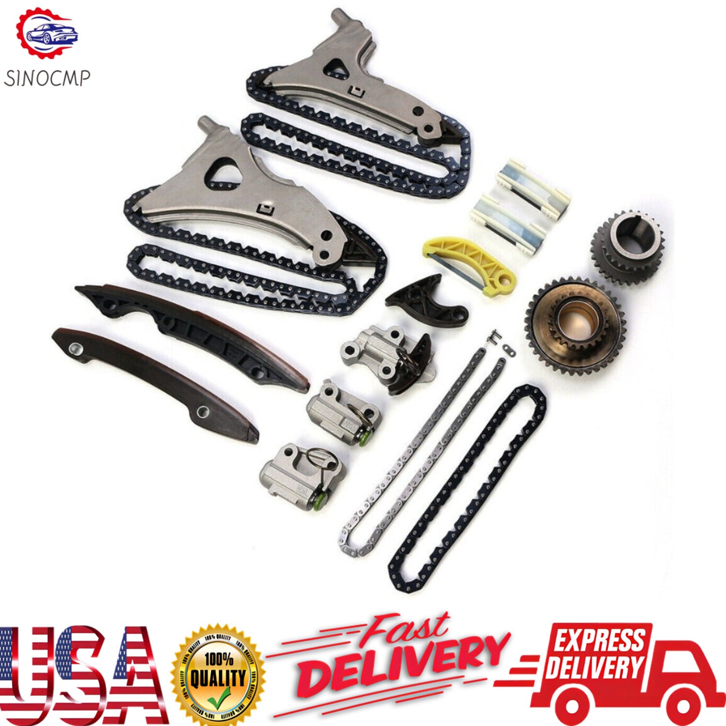 M276 Timing Chain Kit Fits for Mercedes-Benz ML350 GL450 W212 E400 GLK350 3.0L 3.5L