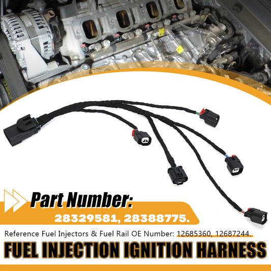 Engine Fuel Injector Wire Harness for Left Hand Fuel Rail 5.3L 6.2L V8 28388775