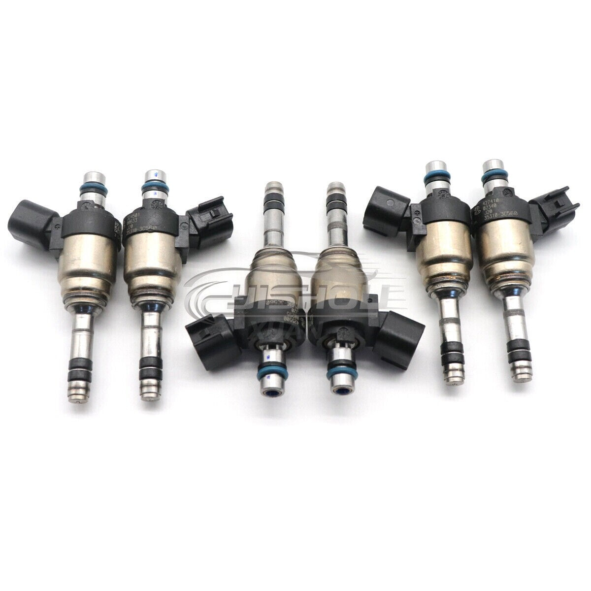 6 pieces/pack of fuel injectors for Hyundai Santa Claus 3.8L V6 for Kia Sorento 3.3L V6 2014-2018