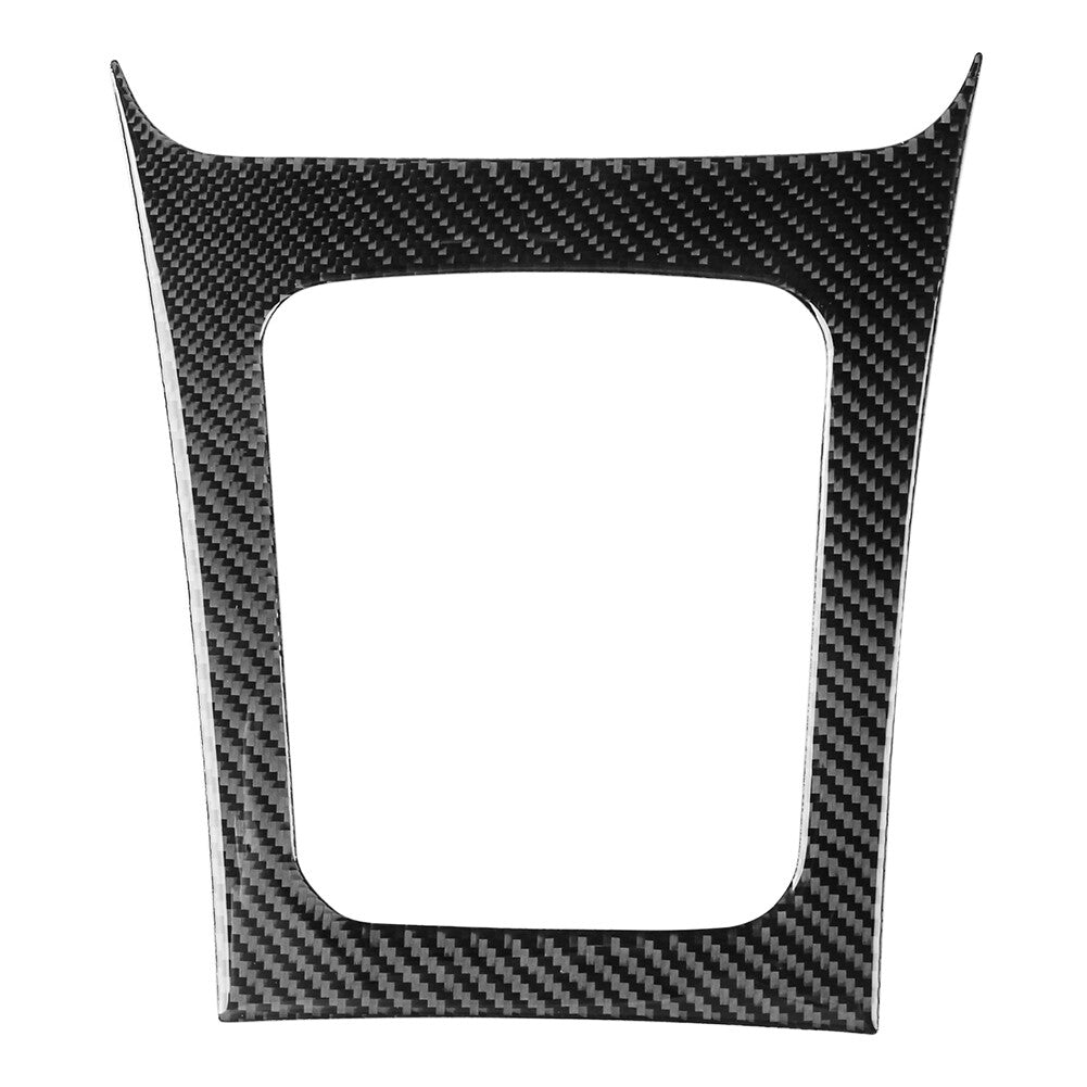 Carbon Fiber Gear Shift Panel Frame Cover Trim Fit for Subaru Forester 2008-2013