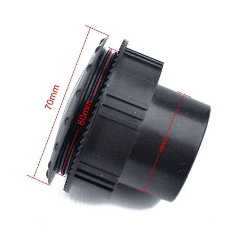 Black Vent Air Outlet Rotating Round Ceiling Universal For Car RV Bus ATV A/C