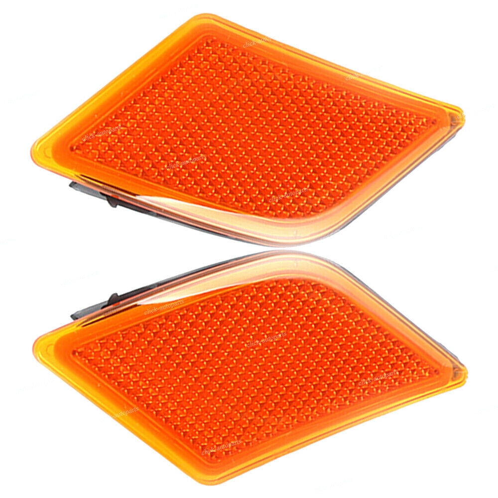 2x Fits 2008-2011 for Mercedes C300 Front Bumper Side Marker Light Lamp Left + Right