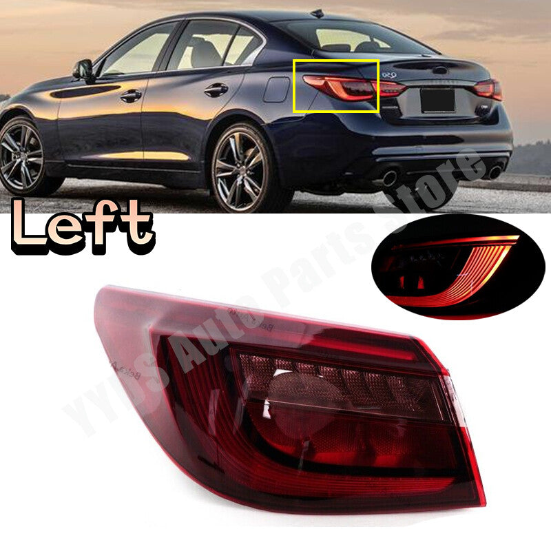 LED Exterior Taillight Assembly and Brake Light (Left) for Infiniti Q50/Q50L 2018-2021
