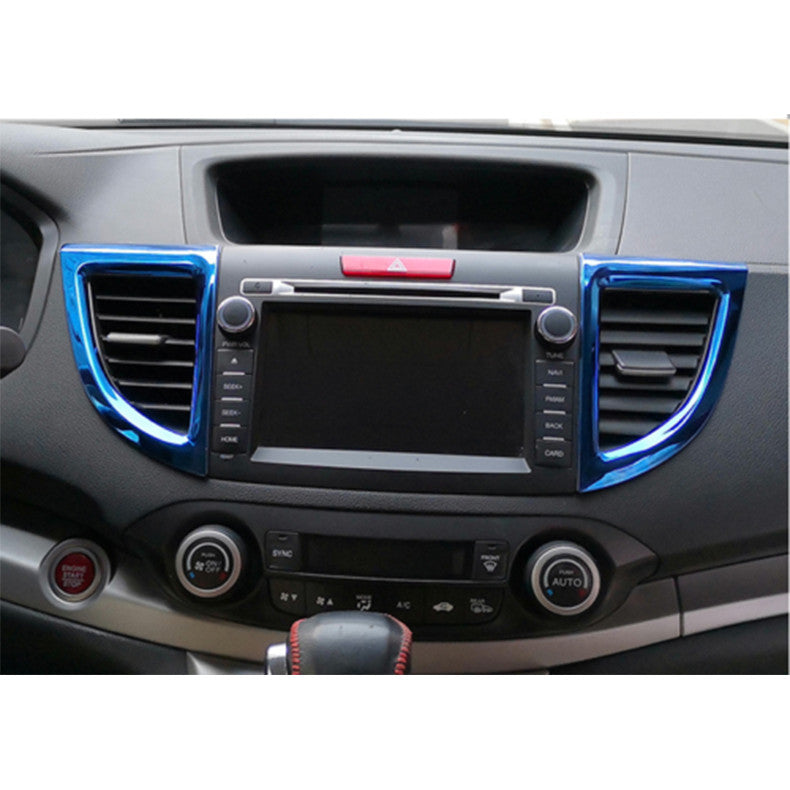 for Honda CR-V 2012-2016 Blue Inner Dashboard A/C Air Outlet Vent Cover Trim 6x